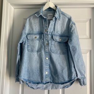 Zara Women’s Denim Shirt/ Jacket Size Large